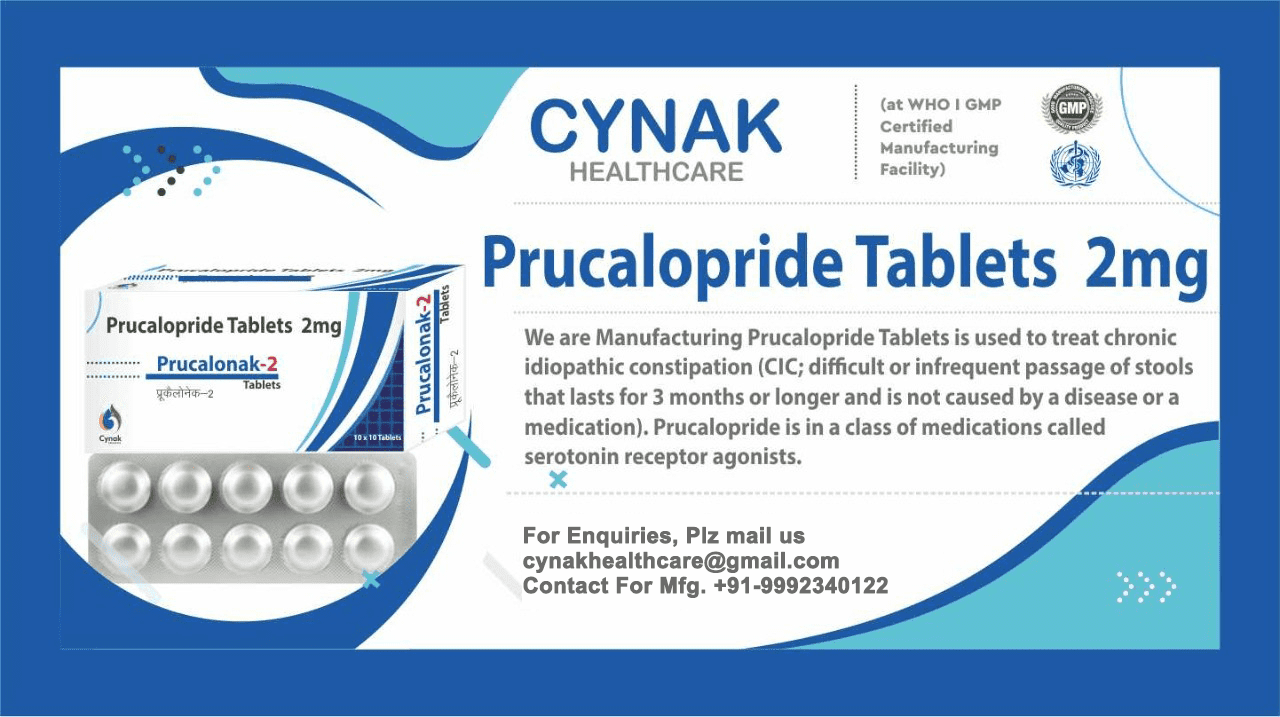 Prucalopride Manufacturer in India